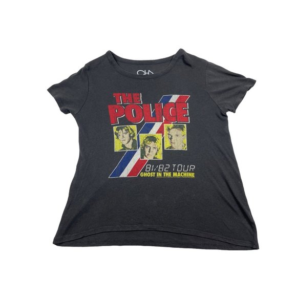 Chaser Other - The Police 80's Tour Grey Men's Chaser T Shirt Sz S